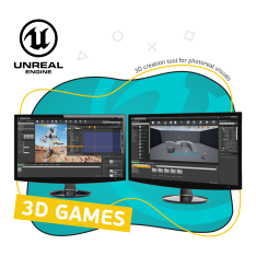 Unreal Engine 4. Игровой движок - КИБЕРшкола программирования для детей, компьютерные курсы для школьников, начинающих и подростков - KIBERone г. Долгопрудный