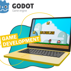 Godot.  Основа создания легендарных игр - КИБЕРшкола программирования для детей, компьютерные курсы для школьников, начинающих и подростков - KIBERone г. Долгопрудный