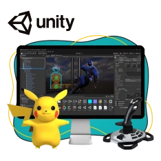 Мир игр на Unity 2D на популярном движке + AI-помощники - КИБЕРшкола программирования для детей, компьютерные курсы для школьников, начинающих и подростков - KIBERone г. Долгопрудный