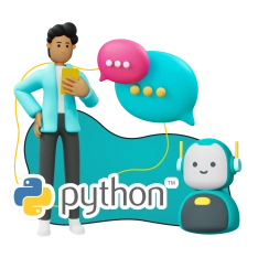 Умный чат-бот на Python на Telegram - КИБЕРшкола программирования для детей, компьютерные курсы для школьников, начинающих и подростков - KIBERone г. Долгопрудный