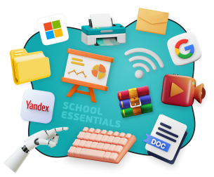 Цифровая база для школьника - КИБЕРшкола программирования для детей, компьютерные курсы для школьников, начинающих и подростков - KIBERone г. Долгопрудный