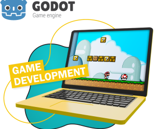Godot.  Основа создания легендарных игр - КИБЕРшкола программирования для детей, компьютерные курсы для школьников, начинающих и подростков - KIBERone г. Долгопрудный